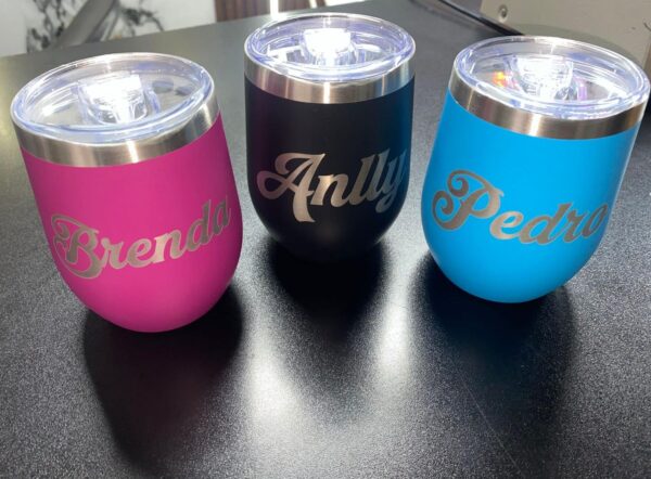 Vaso Vinero Térmico Personalizado con Grabado Láser