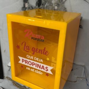 Caja de Propinas Personalizada en Acrílico o Madera - Imagen 3