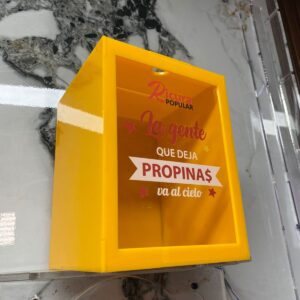Caja de Propinas Personalizada en Acrílico o Madera - Imagen 5